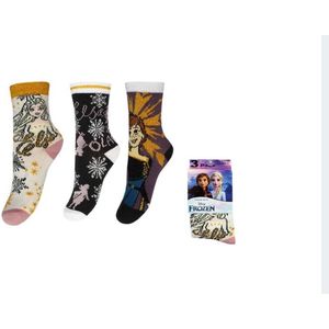 Frozen sokken - Disney - Elsa - Olaf - 3 paar - maat 31/34