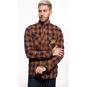 King Kerosin Overhemd -S- Speedway Kings Bruin