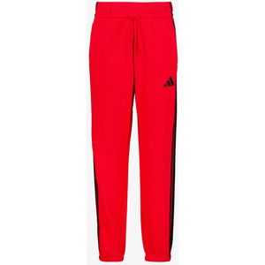 Adidas J 3S FL PT kinder joggingbroek rood - Maat 176