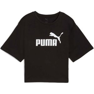 Puma Ess Cropped T-Shirt Nr. 1 Relaxed Tee Logo - Sportswear - Vrouwen