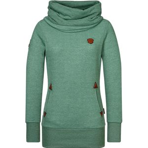 Naketano Damen Hoodie Allroundtalent 2401-0001 Pine Green Melange-S