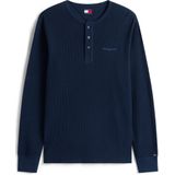 Regular fit shirt met lange mouwen van puur katoen