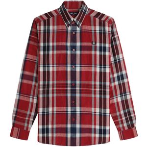 Fredperry Fp Madras Geruit Overhemd - Streetwear - Volwassen