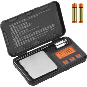 Digitale precisieweegschaal met LCD-display en kalibratiegewicht - 0,01 g tot 200 g