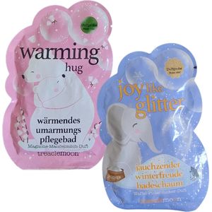 Wintergeur Badschuim - Set van 2 | 2x 80g | Badzout Treaclemoon - Speciaal voor de wintermaanden