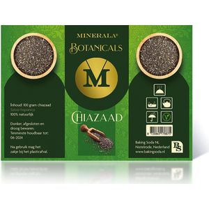 Chiazaad - 100 gram - Minerala Botanicals - Chiazaden - Chia - Superfood - Salvia Hispanica