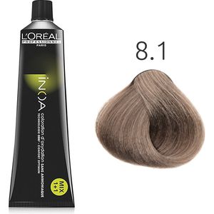 L'Oréal - INOA - 8.1 Licht Asblond - 60 gr