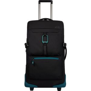 PIQUADRO Trolley Corner 2O Wheeled Duffel Bag Black Zwart 67cm