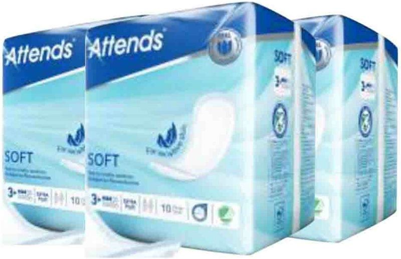 Attends - Soft Extra Plus 3 - Inleggers - 10 Stuks - Voor Licht Urineverlies