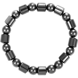 Fako Bijoux® - Buddha Armband - Kralen Armband - Hematiet Combo - Magnetisch - 8mm