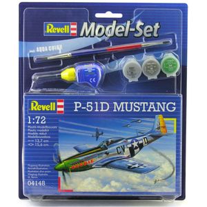 1:72 Revell 64148 P-51D Mustang Plane - Model Set Plastic Modelbouwpakket