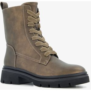 Blue Box dames veterboots brons - Brons - Maat 40