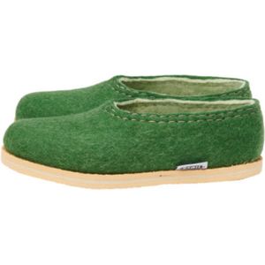 Vilten Pantoffel Garden Green Colour:Groen Size:37