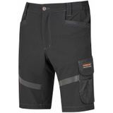 STØRVIK Stijn Korte Werkbroek - Zwart - 4-Way Stretch - Elastische Tailleband