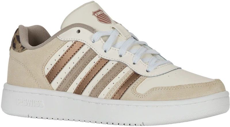 K-SWISS Court Palisades Sneakers - Veelkleurig - Leren Bovenwerk - Rubberen Zool
