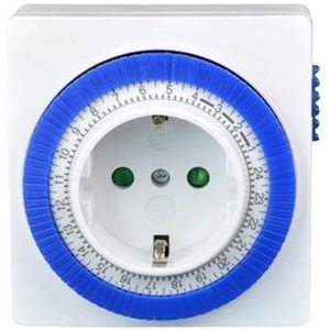 Tijdschakelklok - Wit - Mechanisch - 96 Schakelingen per 24 Uur