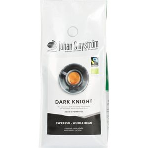 Johan & Nyström - Dark Knight Espresso 500g (traceable, ethical, sustainable specialty coffee - Fair Trade Organic)