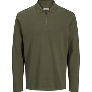 JACK&JONES - JREBDEX ZIP POLO LS - Jongens - Polo's