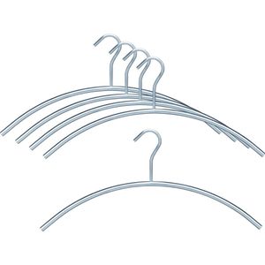 Design Kledinghanger Set 5 hangers RVS