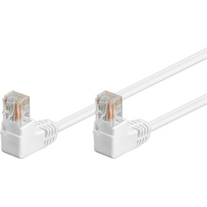 CAT5E Netwerkkabel - RJ45 - wit - 1 m