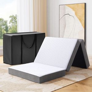 ELONEO Opklapbed 90x200 cm incl. premium matras van memory foam ELONEO Opklapbed 90x200 cm incl. premium matras van memory foam