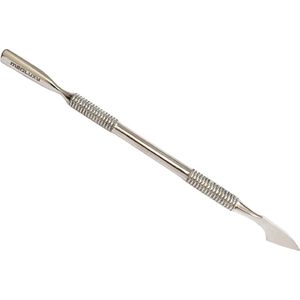 MEDLUXY® Pro - Bokkepootje en Nagelriemmesje - Smal - 14 cm (cuticle pusher & Cleaner, Nagelriemduwer met Nagelriemverwijderaar) [PN-0502]