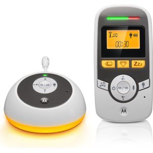 Motorola - Digitale dect Babyfoon - MET Terugspreekfunctie, Slaapliedjes & temperatuurweergave - Wit