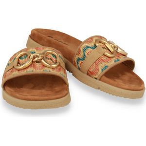 Mode-mania Dames Slipper Multicolour | Multicolor | Maat: 36