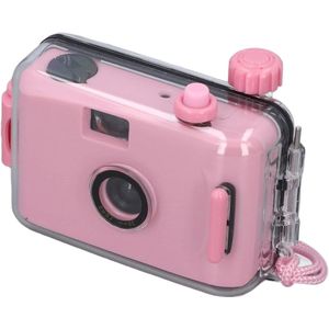 Herbruikbare Waterdichte Onderwatercamera voor Kinderen - 35mm Filmcamera - F/9 28mm Lens - Verjaardagsreiscadeau - Zwart Wit - 1/100s Sluiter - Diepte