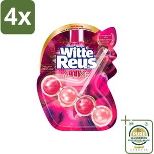 Witte Reus - DeLuxe Toiletblok - Delicate Magnolia - 1 Toiletblok - Voordeelverpakking - 4 stuks - Reiniging - Magnolia