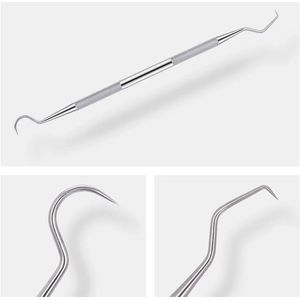 tandverzorging - tand haakje - tand gereedschap - tandarts - tand schraper - RVS - tandsteen verwijderaar