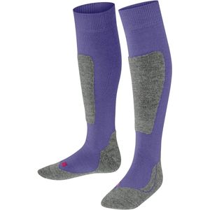 FALKE Active Ski warm dik wol functioneel materiaal skisokken kinderen purper - maat 35-38