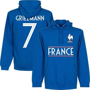 Frankrijk Griezmann 7 Team Hoodie - Blauw - L