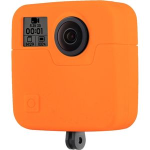 Mobigear Hoesje geschikt voor GoPro Fusion Hoesje Flexibel Siliconen | Mobigear Classic - Oranje