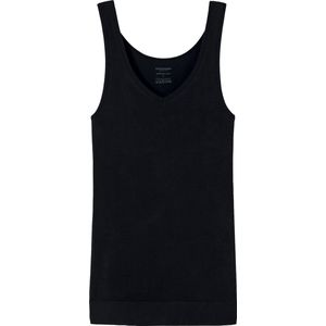 SCHIESSER Seamless Light dames tank top - naadloos hemd - zwart - Maat: XXL