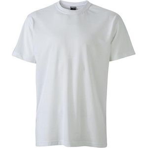 Fusible Systems - Heren James and Nicholson Workwear T-Shirt (Wit)