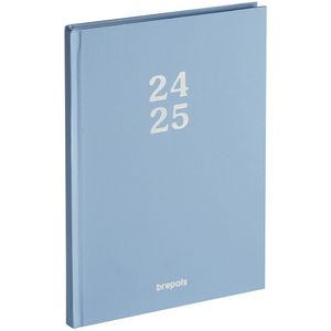 Brepols agenda 2024-2025 - HORIZON - CORAL - Weekoverzicht - Blauw - 14.8 x 21 cm