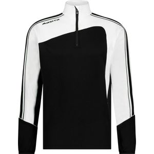 Masita | Zip-Sweater Forza - korte ritssluiting en duimgaten - BLACK/WHITE - XXL