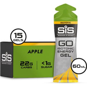 Science in Sport - SiS Go Isotonic Energygel - Energie gel - Isotone Sportgel - Green Apple Smaak - 15 x 60ml