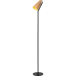 Lucide BENSEN - Vloerlamp - 1xE14 - Naturel