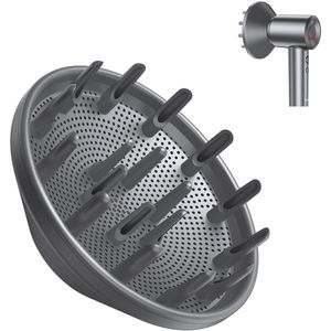 Namajunas - Diffuser fohn opzetstuk - Diffuser-opzetstuk geschikt voor Dyson Föhn HD01 HD02 HD03 HD04 HD08 HD15 - Universeel voor krullen universele borstel - Multifunctioneel magnetisch mondstuk accessoires diffuser - Waves and Curls