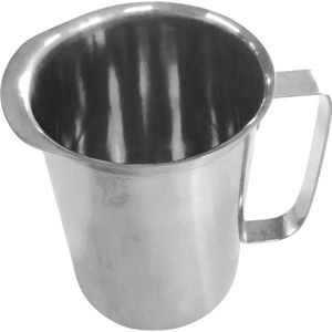Premis - RVS maatkan - 1000 ml - exclusief deksel - Maatbeker - Measuring Cup