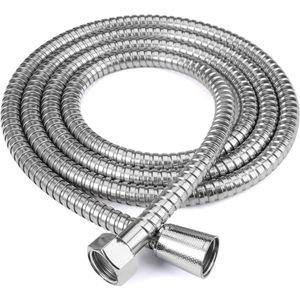 Boraboi ® Flexibele en RVS Doucheslang van 2 Meter voor Universele Handdouches