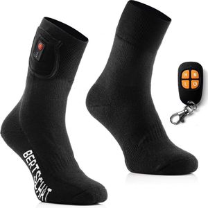 Verwarmde Sokken PRO | Short Edition | 35-38 | USB-oplaadbaar | Elektrisch Verwarmde Sokken | Elektrische Sokken
