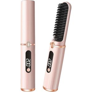 Solacis Draadloze stijlborstel - Stijlborstel - Elektrische haarborstel - Draadloze fohn - Draadloze haarborstel - Must have voor uw haar!