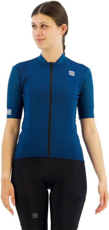 Sportful - SRK - Korte Mouw Wielertrui - Blauw - Vrouw
