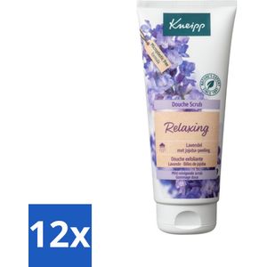 Kneipp - Douche scrub - Relaxing - Lavendel - Bloemige geur - 200 ml - Voordeelverpakking - 12 stuks