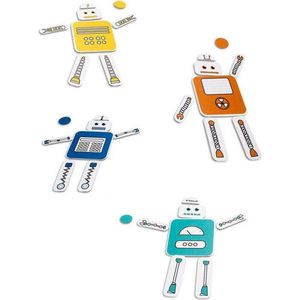 BS Toys Robotvrienden - Blikspel - Vanaf 3 jaar - 1 tot 4 spelers - Educatief Spel