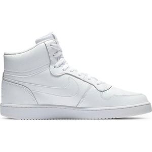 Nike Ebernon Mid Heren Sneakers - White/White - Maat 42