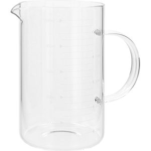 Krumble Maatbeker van glas - Maatbekers - Maat kannen - 1 liter - Meetbeker - Met meeteenheden - 1000 ml - Transparant - Glas - 10 x 10 x 16 cm